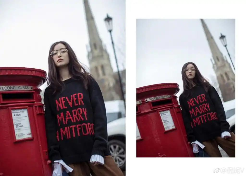 倪妮晒街拍美照风情万种一颦一笑美若仙女本人