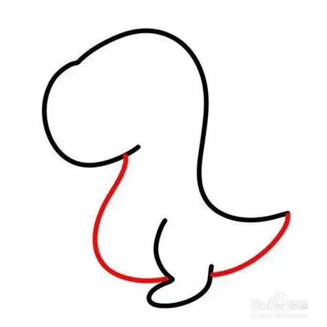 小恐龙阿贡简笔画怎么画(小恐龙阿贡简笔画素描) -【爱个性】