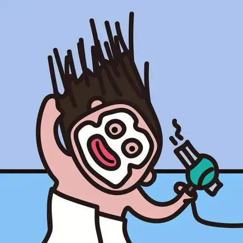 表情包你们平时都怎么吹头发的