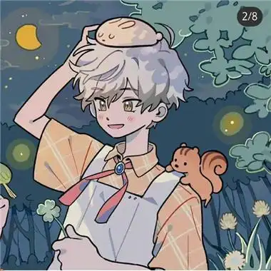 超可爱二次元的卡通cp情头大全 很有爱萌系情侣头像合集_情侣头像_美