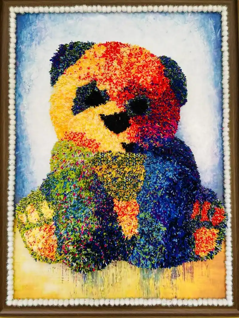 综合材料装饰画/环创 综合材料也能拼贴出好看的装饰画哦!