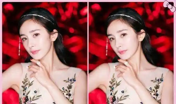 30岁赵丽颖和31岁杨幂同穿花裙子,一个美的像妹妹,一个像姐姐!