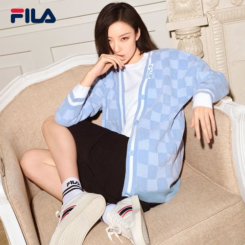 fila斐乐倪妮同款女子百褶半身裙