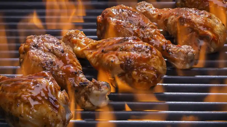 香喷喷的烤肉图片