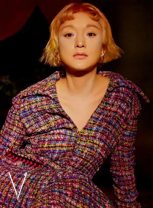 #周迅渐变金色短发##周迅v中文版开季##周迅把花园穿