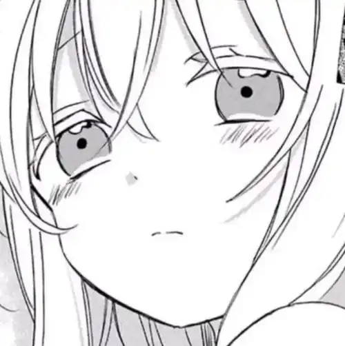 日系黑白动漫女头像