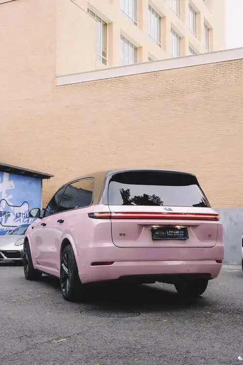 9928最抢眼的奶爸车7015理想l9改色 | 胭脂粉
