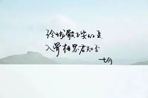 暖心语录 练字 书法 唯美 意境 文艺 文字 句子 文字控 七月手写 壁纸