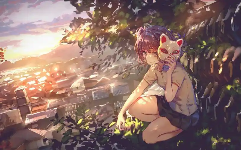 可爱萌系动漫美女桌面壁纸