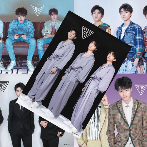 tfboys海报王俊凯王源易烊千玺高清写真照片学生宿舍超大壁纸墙贴