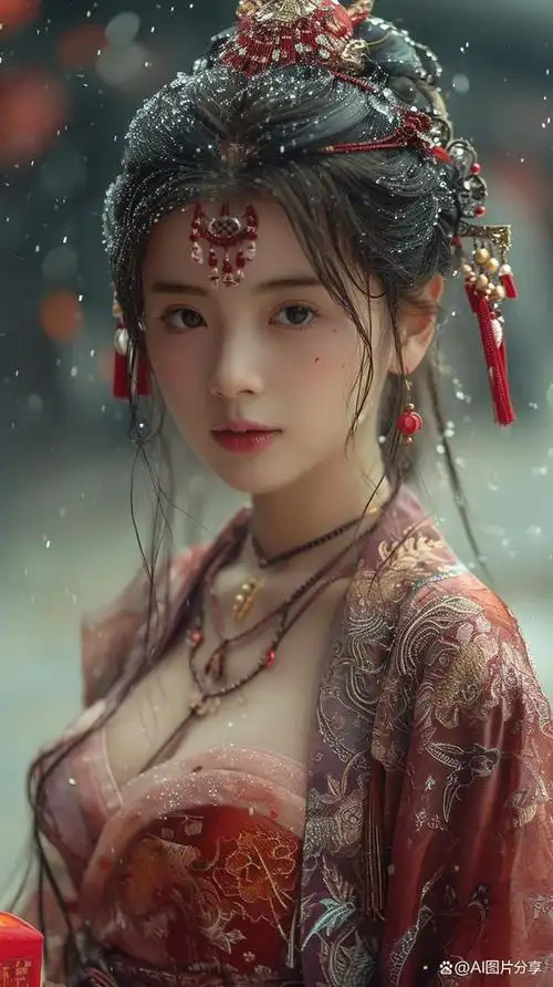 古风美女的美,是一种沉淀在岁月里的美.