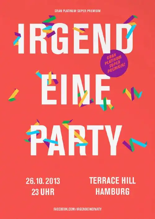 一组文字海报版式设计参考