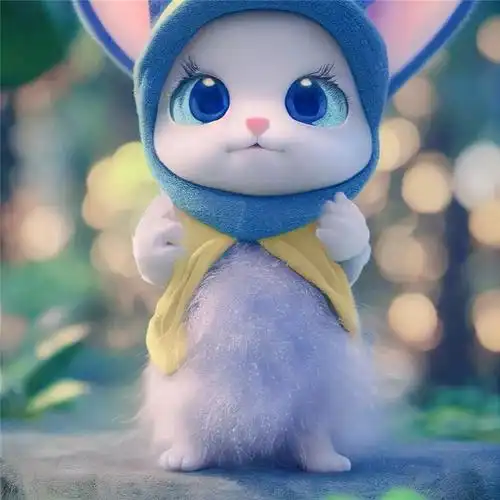 2023兔年兔子可爱头像图片 超萌的本命年兔兔头像_动物头像_头像屋