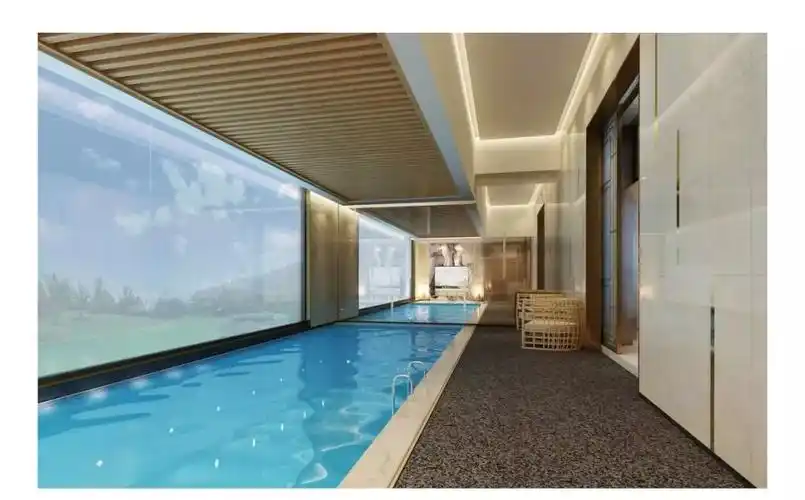 659㎡平层豪宅,配备了室内游泳池,这是济宁少有带有市内泳池的房子