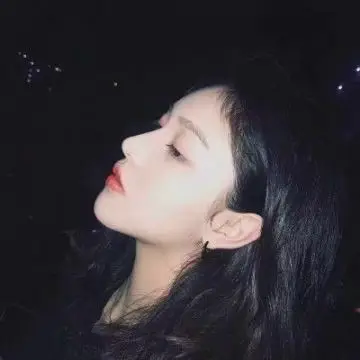 高冷霸气侧脸女生头像