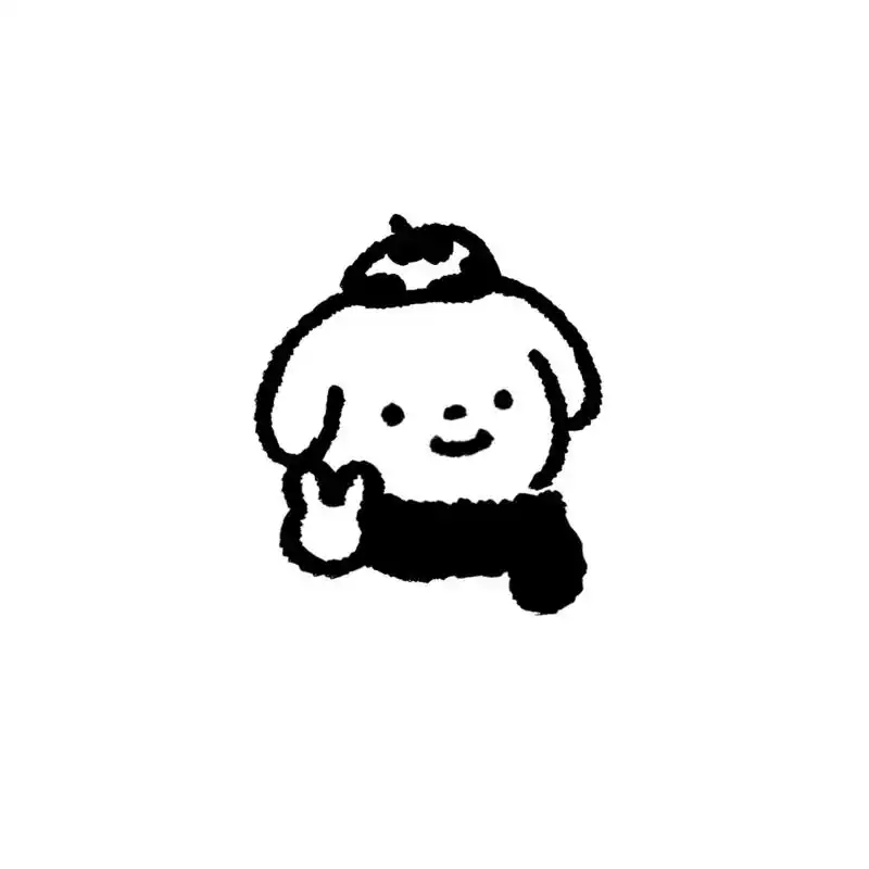 插画|比耶7015头像 今天也更一组情头吧!