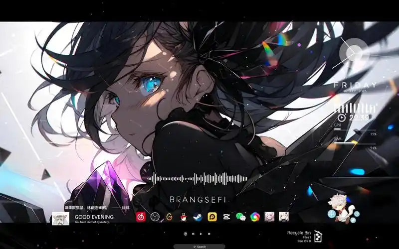 【4k】高质量二次元动态壁纸推荐 #108丨4k 60fps 动漫 游戏 【wallpa