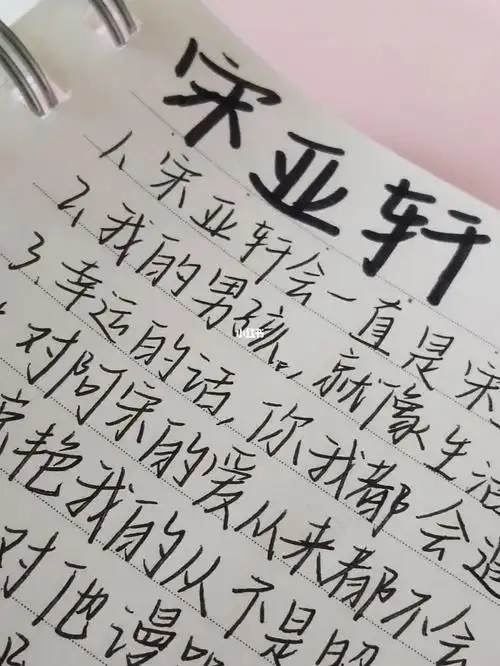 宋亚轩文案