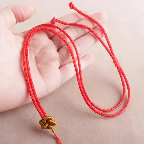 黄金编织项链吊坠挂绳