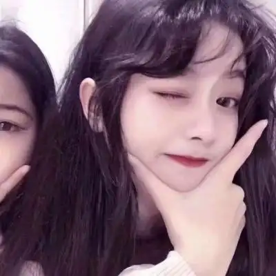 粉色系闺蜜头像一对