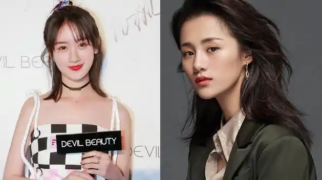 袁冰妍和安悦溪对比照相差三岁却是同一年开启演艺之路