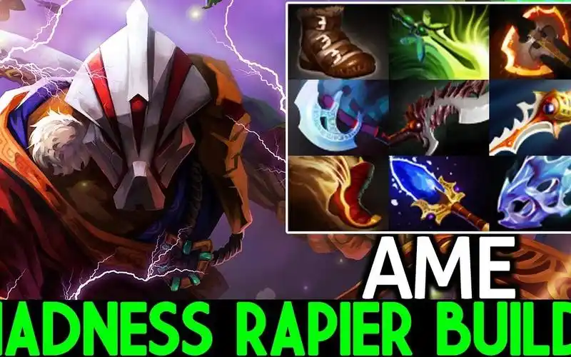 【dota2】ame 圣剑剑圣 [wtf!] 激战50分钟 斩敌无数 竟然毫发无损!