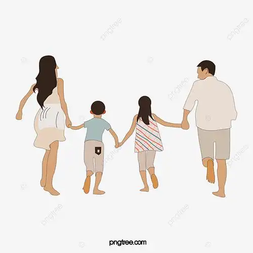 人物背影 免费png和psd图片素材