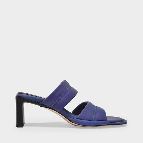 miista女款蓝色凉鞋|yvonne sandals in blue leather