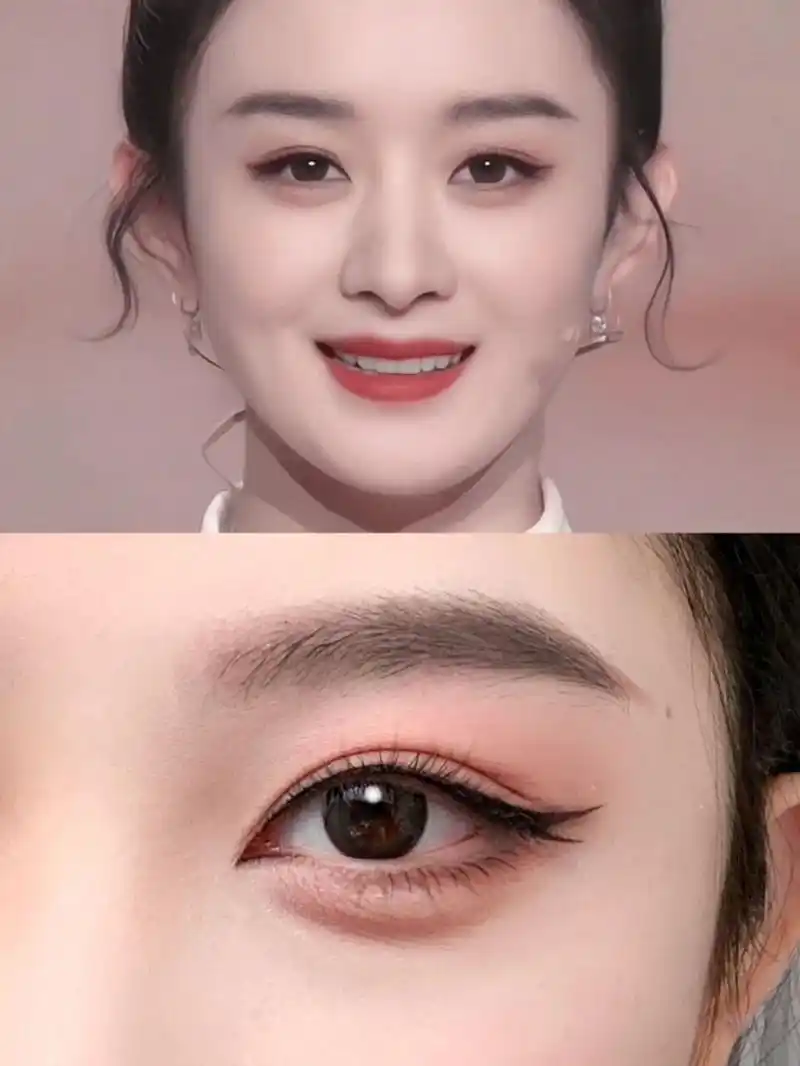 方圆脸来学新中式眼妆! 赵丽颖的春晚怼脸真的太精致了!