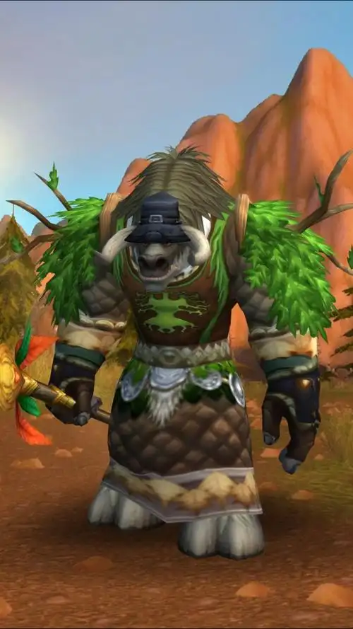 用了好几个版本的牛头人大德鲁伊幻化(不要看手套)[s:ac:blink]