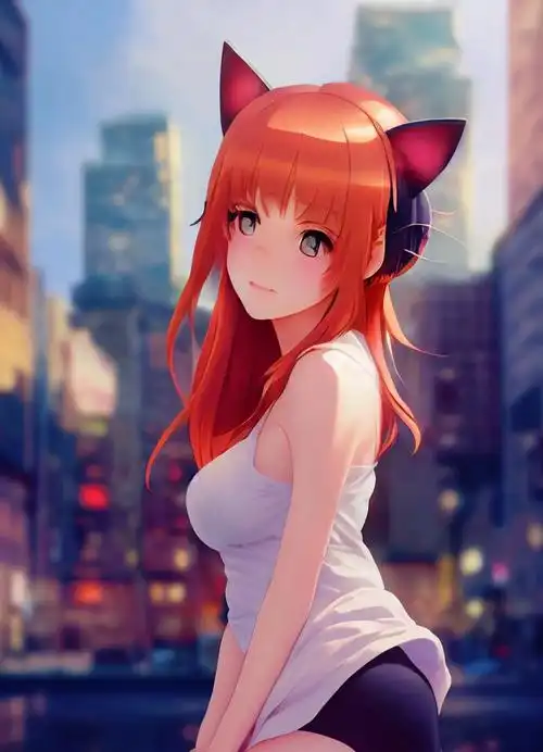 耳朵特辑 #ai绘画 #二次元原创 #人像写真 - 抖音