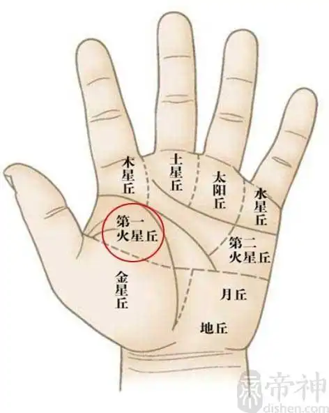 第二火星丘有痣好不好 第二火星丘的影响