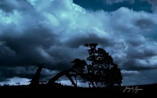 有胆就来用win7诡异风格主题黑暗天空