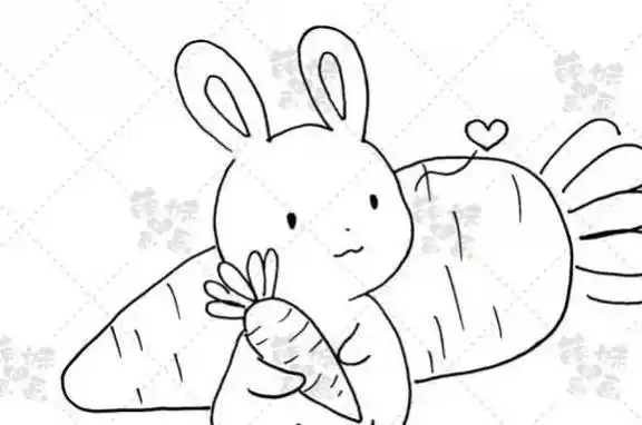 步骤讲解中秋节月饼,嫦娥和玉兔简笔画元素,画到手抄报上吧!