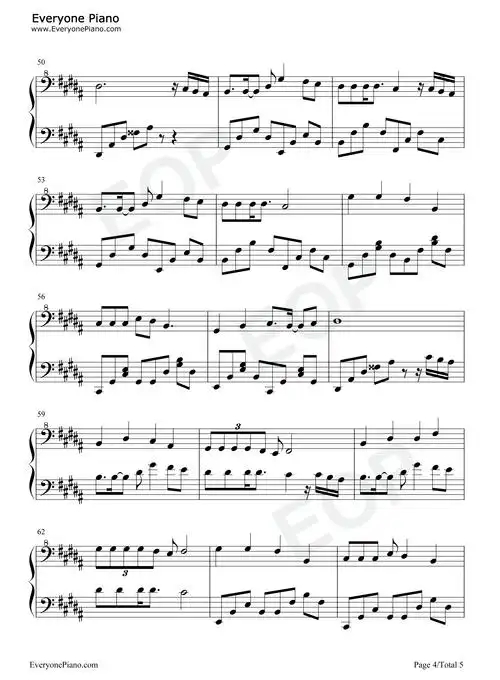 光同尘-你看那盛放的花儿来自期盼的种子-大江大河2主题曲-抖音五线谱