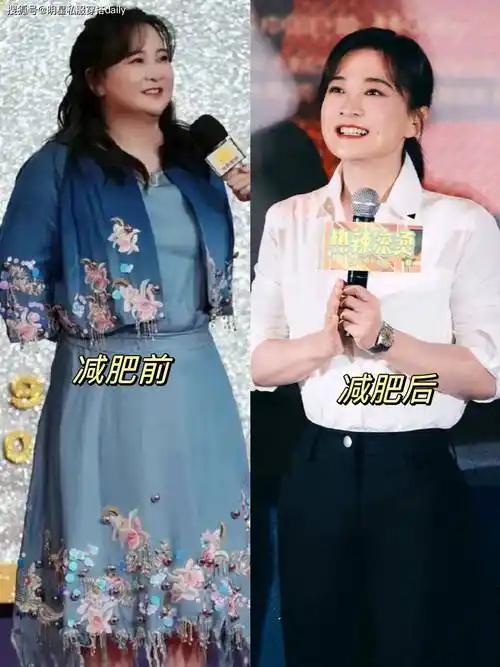 贾玲高马尾帅上了另一个level,瘦身成功后的3套穿搭帅气精英范儿_减肥