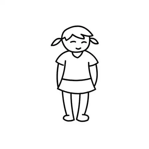 女生侧脸头像简笔画图片女孩侧身简笔画图片小女孩背影简笔画图片合辑