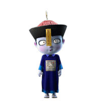 僵尸抱拳可爱萌化了gif动图_动态图_表情包下载_soogif