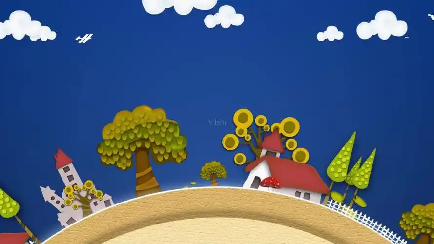 精美高清儿童节舞台动画背景视频素材hd