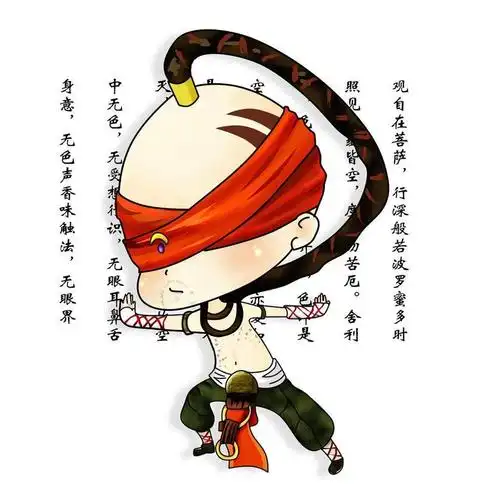 卡通盲僧英雄联盟图片