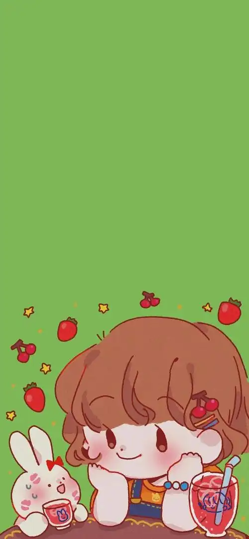 iphone超可爱卡通动漫布朗熊全面屏高清手机壁纸