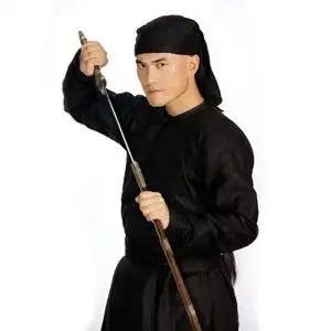 淘宝 黑色杀手夜行衣男套装楚乔传同款古代刺客忍者强盗蒙面服装阂侣