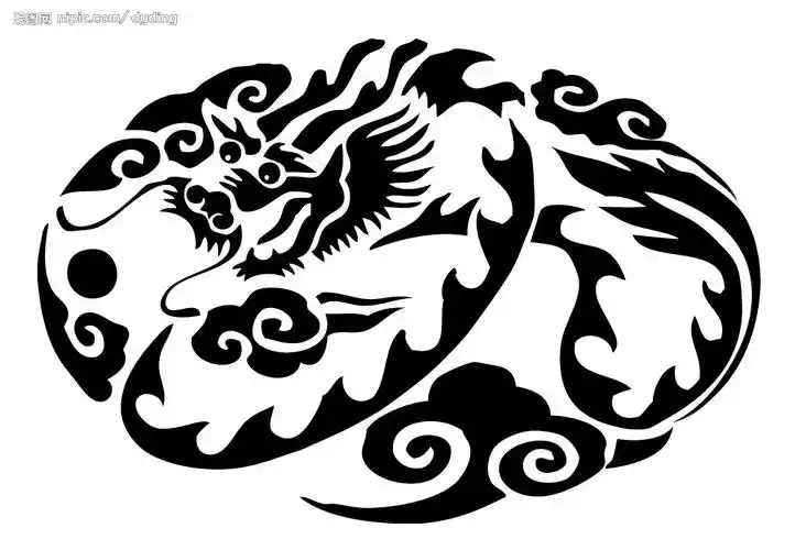 龙徽标图片