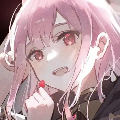 动漫女头|二次元粉发头像 粉毛 动漫女生头像_腾讯新闻