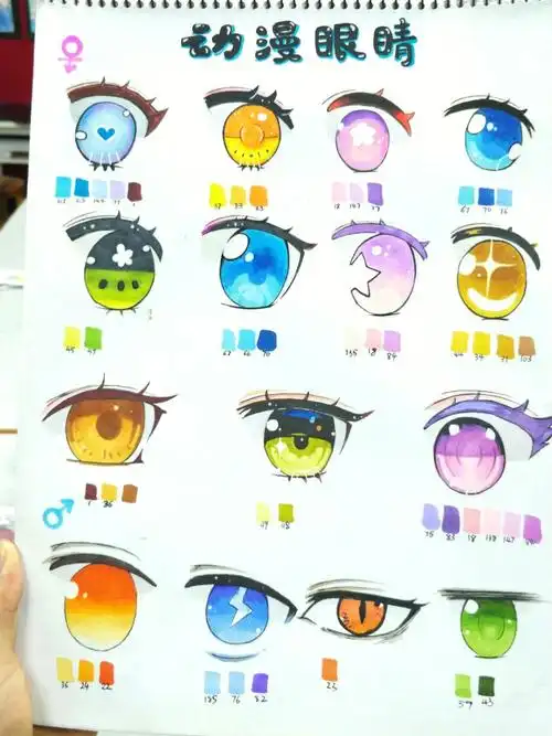 画画分享超好看又简单的动漫画法