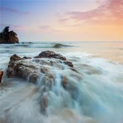 波涛汹涌的大海风景头像,唯美高清自然风景图片