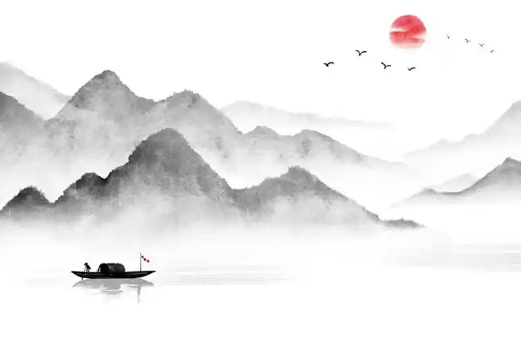 水墨画,一笔一墨下游走的东方韵味!韵外之致,味外之旨_景物_意境_心态