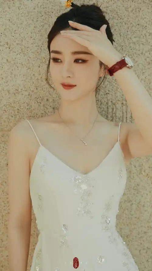 赵丽颖|壁纸天然去雕饰#赵丽颖丸子头簪发