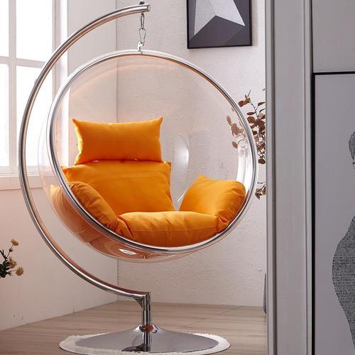 室内网红玻璃球透明泡泡椅北欧悬挂吊椅椅亚克力吊篮阳台户外秋千