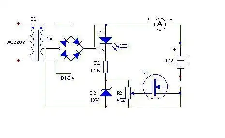 请问谁又电瓶车充电器电路图